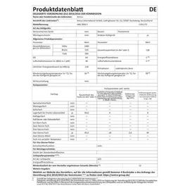 Amica AKG 3845 E Kühl-Gefrierkombination (138 l, 1480 mm hoch, Edelstahl)