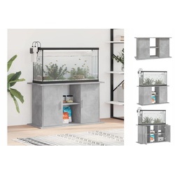 vidaXL Aquariumunterschrank Aquariumständer Betongrau 101x41x58 cm Holzwerkstoff Aquarium Untersta grau