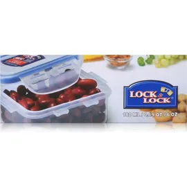 Lock & Lock Frischhaltedose blau rechteckig 10,8 x 8,8 x 4,8 cm 0,18 l
