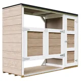 TIMBELA Mülltonnenbox M981A 217 x 159 cm braun