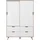 Forte Schiebetürenschrank Vankka 139,4 x 201,5 x 52,7 cm Weiß