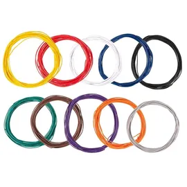 FALLER Litzensortiment 0,04 mm2 10 Farben à 10 m