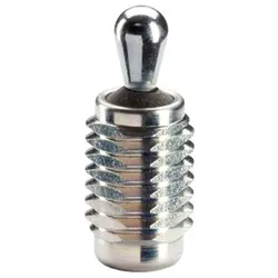 Seitendruckstück, mit Gewinde, mit Abdichtung/Standard-Federkraft | d1=M12 / l1=11,5 mm / Federkraft=~ 75 N | 22150.0431