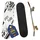 Best Sporting Skateboard schwarz-weiß