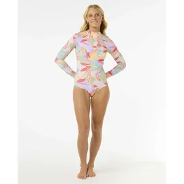 Rip Curl Cala Vadella Upf Damen Langarm Rashguard - Multico - XL