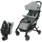 NANIA Kompakter Kinderwagen Lili 0-36 Monate, leicht, 6 kg - mit Regenschutz (grau)
