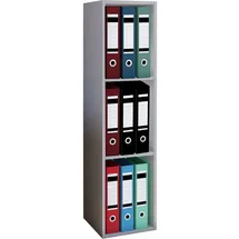 VCM Offas Aktenregal 1,0 x 0,4 x 1,8 Grau