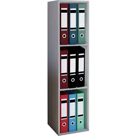 VCM Offas Aktenregal 1,0 x 0,4 x 1,8 Grau