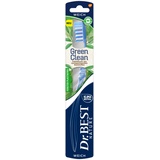 Dr.BEST GreenClean Zahnbürste, Weich (1 Stück) Zahnbürste aus nachwachsenden Rohstoffen