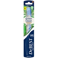 Dr.BEST GreenClean Zahnbürste, Weich (1 Stück) Zahnbürste aus nachwachsenden Rohstoffen