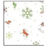Transparentpapier 115 g/qm A4 VE=25 Blatt Classic Christmas rot/grün Motiv 5