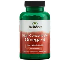 Swanson Hochkonzentriertes Omega-3, 120 Kapseln