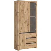 xonox.home Vitrine in Nox Oak - 91x200x37cm (BxHxT)