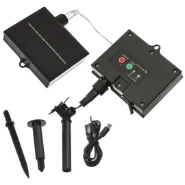 MARELIDA Lichterkette Kunststoff 11m 500 LED inkl. USB schwarz
