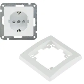 ChiliTec Schuko-Steckdose Unterputz Weiß