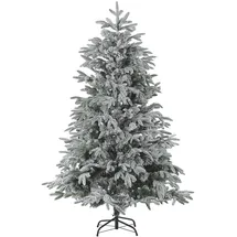 Beliani Weihnachtsbaum 210 cm Weiß
