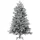 Beliani Weihnachtsbaum 210 cm Weiß
