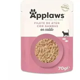 Applaws 12er Pack Frischebeutel Thunfischfilet & Pazifikgarnelen 70g