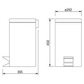 a&n&a aQualine Simple Line 20 l Weiß