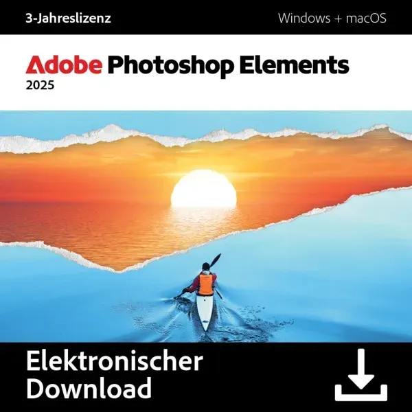 Adobe Photoshop Elements 2025 für Windows günstig kaufen bei Bestsoftware