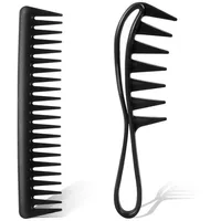 luxuskollektion Breite Zahnkämme Grobzinkiger Lockenkamm Hitzebeständig