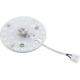 McShine LED-Modul, Umrüstsatz mit Magnethalterung, Ø12,5cm, 12W, 1050 lm, warmweiß, 3000K, step-dimmbar