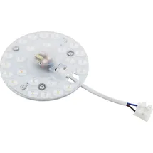 McShine LED-Modul, Umrüstsatz mit Magnethalterung, Ø12,5cm, 12W, 1050 lm, warmweiß, 3000K, step-dimmbar