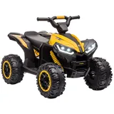 Homcom Elektro Quad für Kinder 12V Kinder Quad mit USB-Anschluss, MP3-Musikplayer,