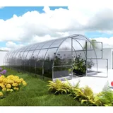 meistro kodas Klasika Easy Gewächshaus verzinkt Transparent Polycarbonat 6 mm 24 m2