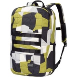 Jack Wolfskin Trt 18 Unisex Rucksack, Green geo Block, ONE Size