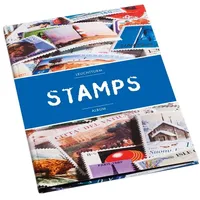 Leuchtturm Einsteckbuch STAMPS A 5 W 16, blau