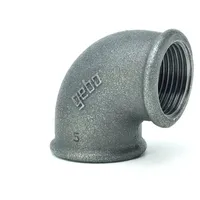 Gebo gebofittings Temperguss Gewindefittings 90°, - Winkel 90, -