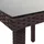 Mendler Cava Beistelltisch 80 x 80 x 80 cm Braun