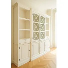 Casa Padrino Landhausstil Schrank 220 x 0 x 0 weiß