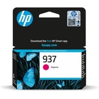 HP 937 Magenta Original Druckerpatrone, für OfficeJet Pro 9720e;