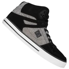 DC Shoes Pure High Top Herren Schwarz/Grau 43