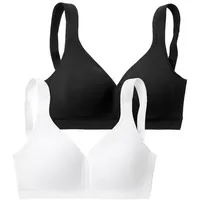 PETITE FLEUR Soft-BH Damen weiß+schwarz Gr.90F