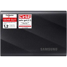Samsung Portable SSD T9 Schwarz 2TB, USB-C 3.2 (MU-PG2T0B)