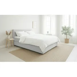 Möbel Kraft Boxspringbett 120 x 200 cm Grau