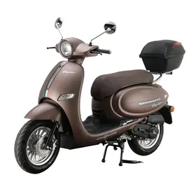Alpha Motors Cappucino 125 ccm 8,56 PS 85 km/h mattbraun inkl. Topcase
