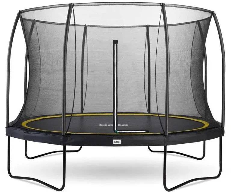 SALTA Trampolin Comfort Edition Ø 366 cm schwarz + Netz + Zubehör