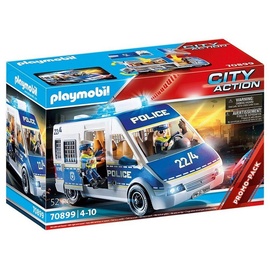 Playmobil City Action Polizei-Mannschaftswagen mit Licht und Sound 70899