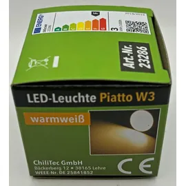 ChiliTec LED-Modul Piatto W3 3W GU10 warmweiß 1 St.