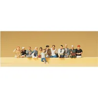 Preiser Sitzende Fahrgäste für Bus / Bahn 10386 H0