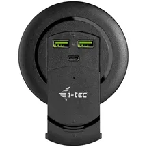 iTEC i-tec Built-in Desktop Fast Charger USB-C PD 3.0 + 3x USB 3.0 QC3.0, 96 W