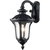 Elstead Lighting Chicago Outdoor Wandleuchte schwarz strukturiert Elstead Lighting