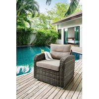 Destiny Santa PONSA DE Luxe Aluminium, Polyrattan, inkl. Auflagen, braun