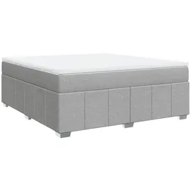 vidaXL Boxspringbett 180 x 200 cm Hellgrau