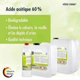Höfer Chemie Essigsäure 4 x 10 l