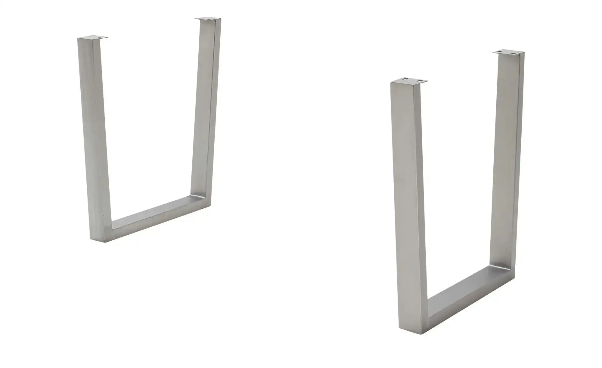 Dine + Mine Tischgestell aus Metall SigNature One ¦ silber ¦ Maße (cm): B: 73 H: 74 T: 8.0